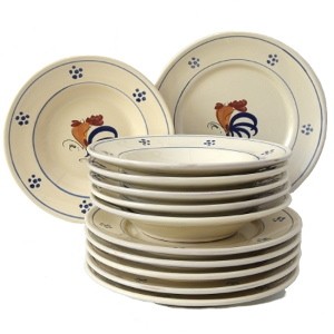 Vaso Centrotavola Portafrutta In Terracotta Melagrane Limoni Girasoli