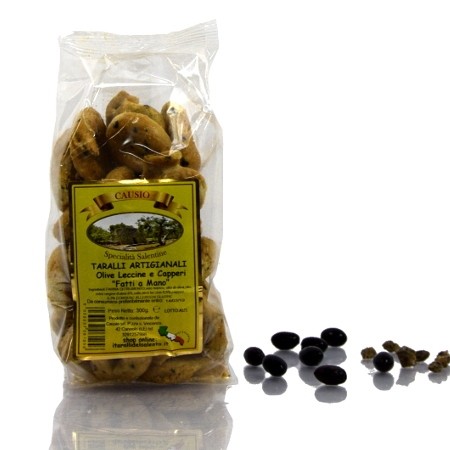 Taralli Artigianali Olive Leccine e Capperi