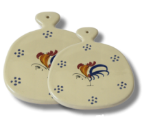 Set Taglieri/Sottopentola Gallo  